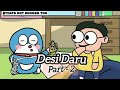 Indian NOBITA and Desi DARU - 2😂🤣#doraemon @PricToons  #parody @ComicBagh#closeenough