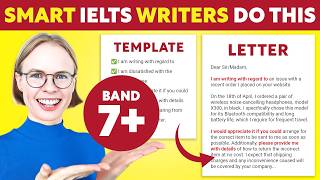 IELTS General Writing Task 1 - Format, Structure + TEMPLATE for BAND 7+