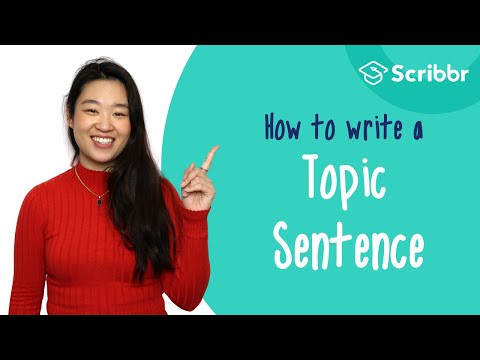 Where is one place the topic sentence should never be?