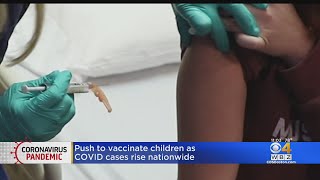 Push To Vaccinate Children As COVID Cases Rise Nationwide