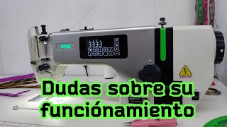 MAQUINA RECTA INDUSTRIAL ZOJE ELECTRÓNICA / CONOCE TODAS SUS FUNCIONES