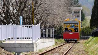 【4k】2017/4/30(Sun)　小坂町　お花見観光トロッコ