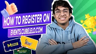 How To Register For Events At events.cubelelo.com | Online Cubing Event | Cubelelo