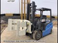 Hitop 3.5 ton diesel forklift with paper roll clamp fork