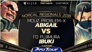 MOUZ | Problem-X (Abigail) vs. FD | Fujimura (Ibuki) - Pools - NCR 2018 - SFV - CPT 2018