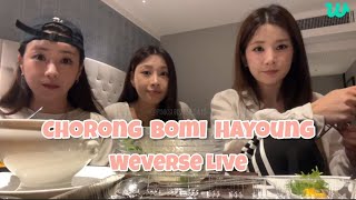 Apink(에이핑크) Chorong \u0026 Bomi \u0026 Hayoung Weverse Live | After UTO Fest in Yokohama | 240731 FULL VERSION