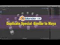 Duplicate special in Blender