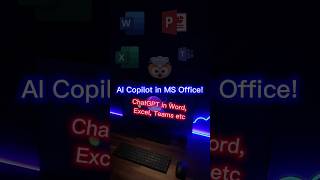 🧑‍💻🧠👾 Microsoft just announced AI Copilot using GPT in MS Office! #short #shorts #AI #aicopilot