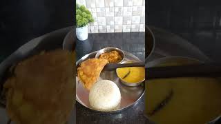 Simple Bengali Lunch Thali||Today Lunch Thali #shorts #youtubeshorts#lunch #kitchenqueenwithmausumi