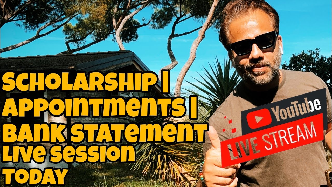 Live Session To Discuss Addmissons Scholarships To Studyinitaly2024