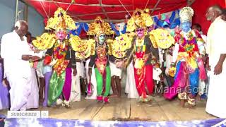 Karna Arjuna Yuddham Naatakam//07// కర్ణార్జునుల యుద్ధం#villageanju