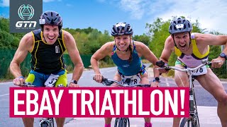 We Did A Triathlon Using eBay & This Is What Happened!