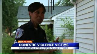 WATCH: Richmond Police Officer works to help domestic violence victims