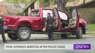 Crime spree ends with four juveniles behind bars