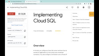 Implementing Cloud SQL || #qwiklabs || #coursera