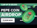 Crypto Airdrop | Up To 20000$ PEPE Airdrop