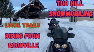 Snowmobiling In Tug Hill New York Riding The Local Trails