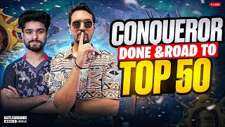 😎TOP 100 AGGRESIVE CONQUEROR RANK PUSH | BGMI LIVE ‪@LoLzZzGaming#shortslive #shortfeed #bgmilive