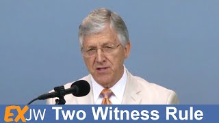 Jehovah's Witnesses Two Witness Rule