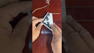 thermocol disign cutting tricks for ganpati decoration || #shorts