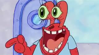 Mr Krabs has a Vietnam war flashback while making faces