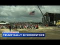 Donald Trump supporters hold rally in Woodstock ahead of Chicago DNC