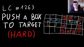 Hard Leetcode problem Move A Box To Target Location (with implementation)