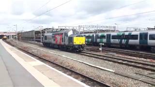 37884 Thrashes out of Crewe 19/8/19