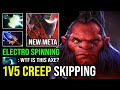 NEW META 1v5 Creep Skipping Axe Electro Spinning Mjollnir 100% Hard Counter Everyone Dota 2