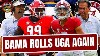 Alabama Takes Down UGA Again - Rapid Reaction (Late Kick Cut)