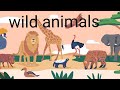 Wild animals for kids - Vocabulary for kids / Smile and Learn #kidslearning #learning #wildanimals