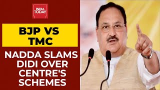 Ek Mutho Chaal Campaign| 'Didi Blocked Our Schemes,' BJP Chief JP Nadda Slams TMC Government