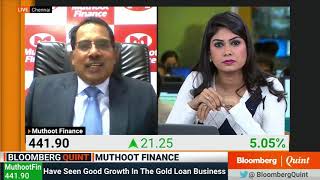 Bloomberg Quint Indian Open | Mr. George Alexander Muthoot - MD, Muthoot Finance