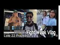 Shahzaib Rind | Fight week Vlog  America | Karate Combat | lost 22 pounds in A week | weight loss |