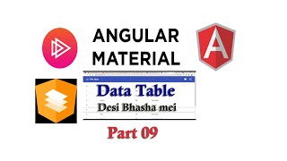 Angular material tutorial, Angular material data table example, Data table in Angular Material