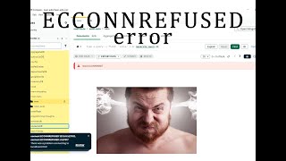 solve this with me: how to trouble shoot ECONNREFUSED ERROR on  mongoDB