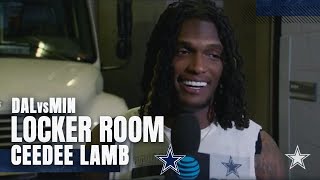 CeeDee Lamb Postgame Week 8 | #DALvsMIN | Dallas Cowboys 2021