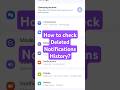 How to see Deleted messages on Whatsapp? Check Deleted notifications history on whatsapp #shorts