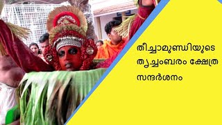 Thee Chamundi Theyyam Visits in Trichambaram Sree Krishna Temple  | Theyam 319