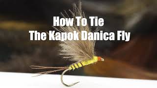 Tying a Danica Dry fly with Kapok and CDC