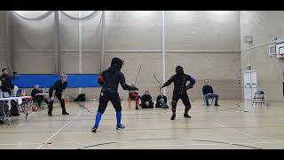 Wessex Didcot 2022 - Open Sabre Bronze - Patrick Rance (red) vs Harry Laan (Blue)