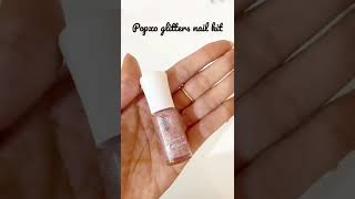 MyGlamm popxo glitter nail polish mini review #shorts #shortsindia #myglamm #popxofashion