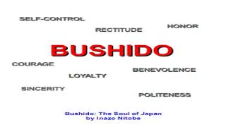 Bushido: The Soul of Japan | Inazō Nitobe | Modern | Speaking Book | English | 1/2