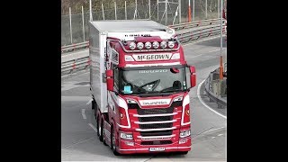 Irish Lorries at Holyhead Port. 30/03/2019