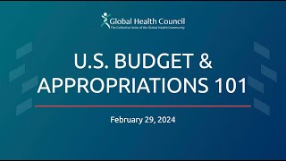 Budget & Appropriations 101