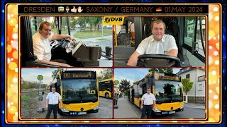 Dresdner Buslinie EV7 mit dem Busfahrer Christoph / Short Video Version / Bus line EV7 / D.01.5.2024