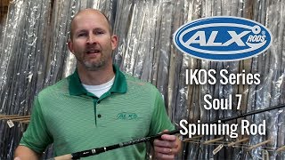 ALX Rods IKOS Series Soul 7: 7′ Spinning, Medium, Fast