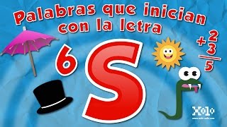 Words that start with the letter S in Spanish for children - Videos Aprende