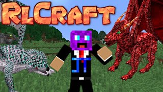 THE HARDEST MINECRAFT MODPACK EVER *DRAGONS*!! - Shivaxi RLCraft Modded Minecraft Survival Ep 1