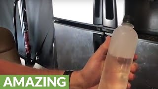 Instantly freezing water will totally blow your mind